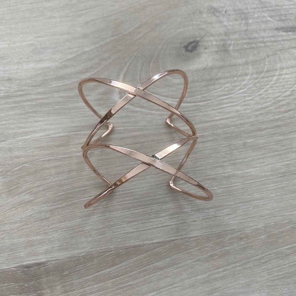 Express Rose Gold Cuff Bracelet